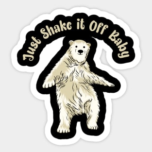 Just Shake It Off Baby Sticker